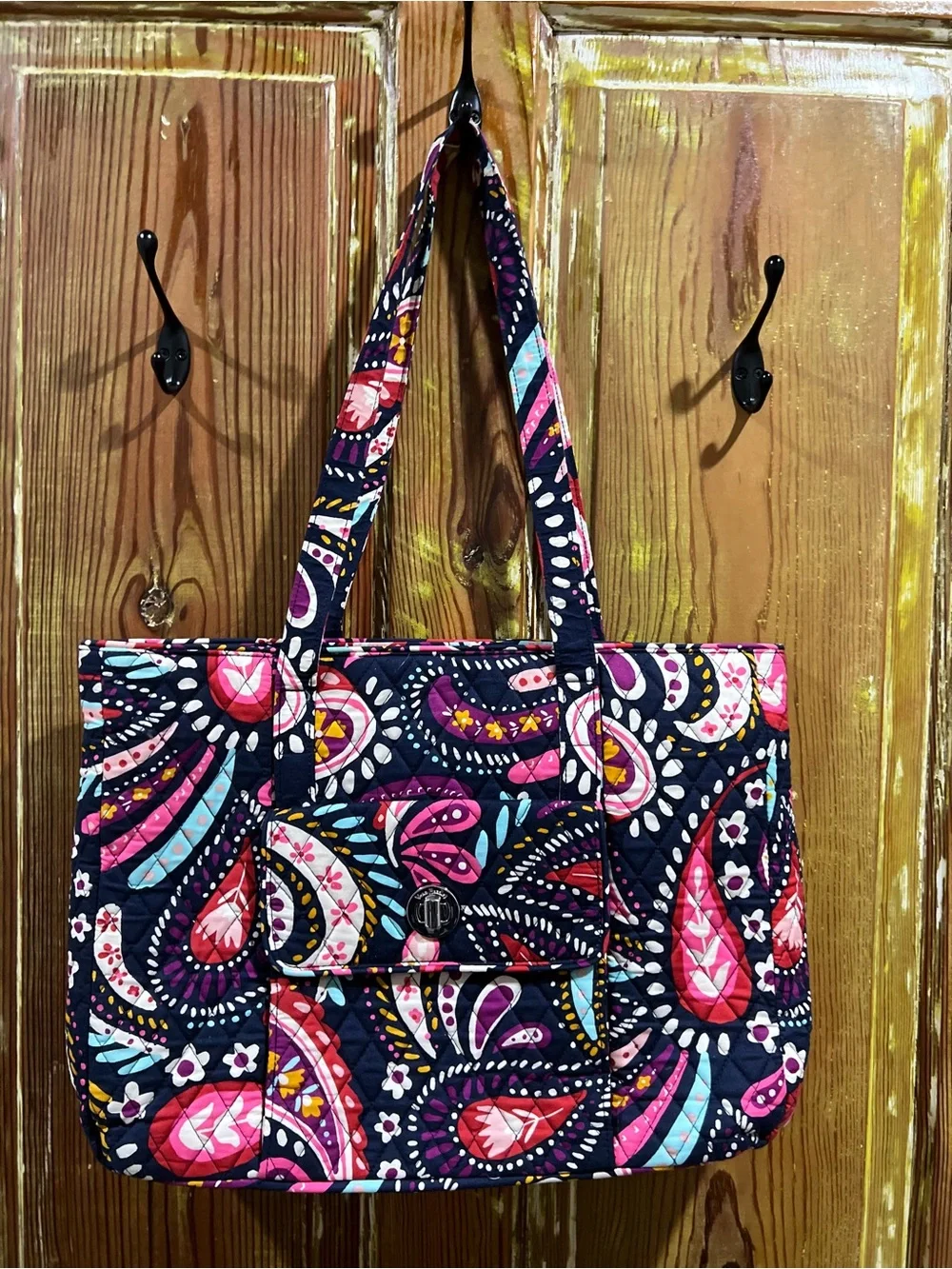 Vera Bradley Quilted Paisley Tote